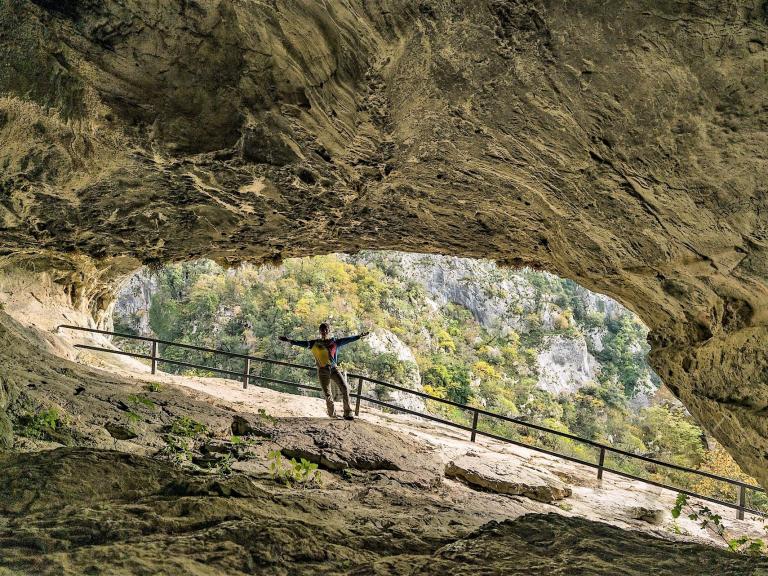 HIKING IN THE PIROGOSHI CAVE & TUNNELS